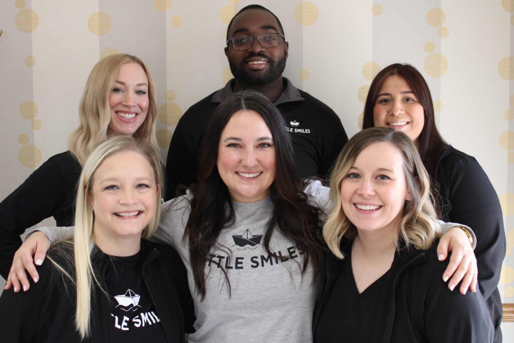 dental team at little smiles pediatric dentist
