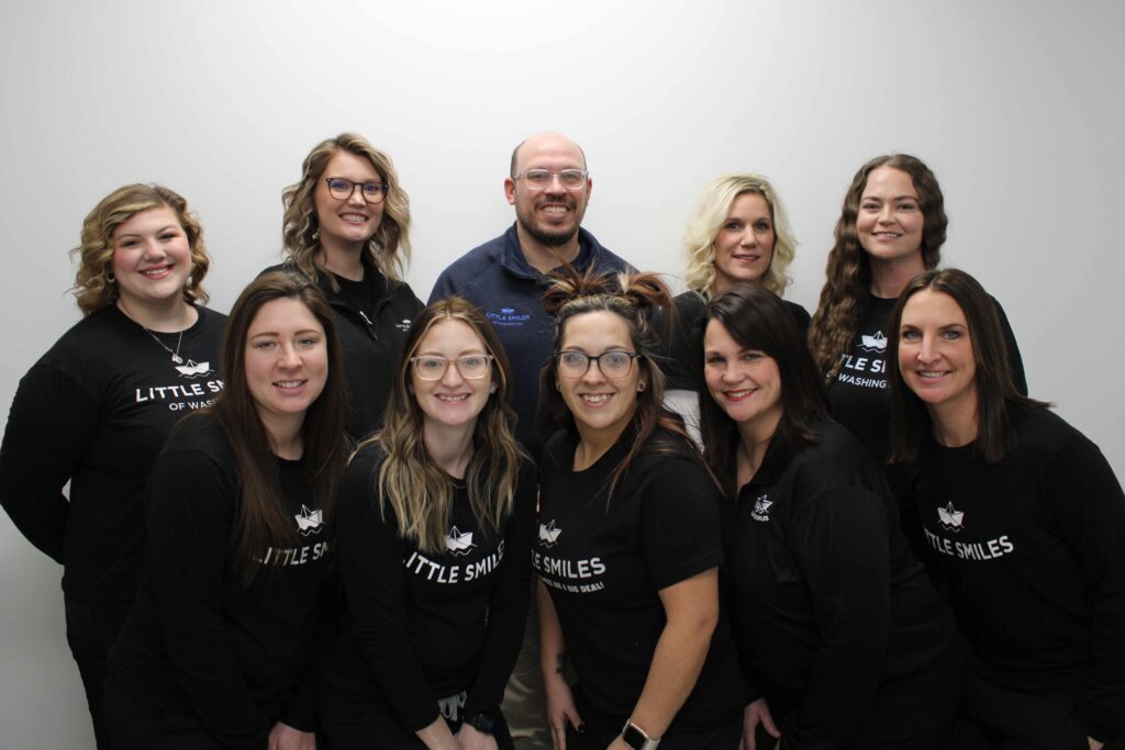 dental team at little smiles pediatric dentist